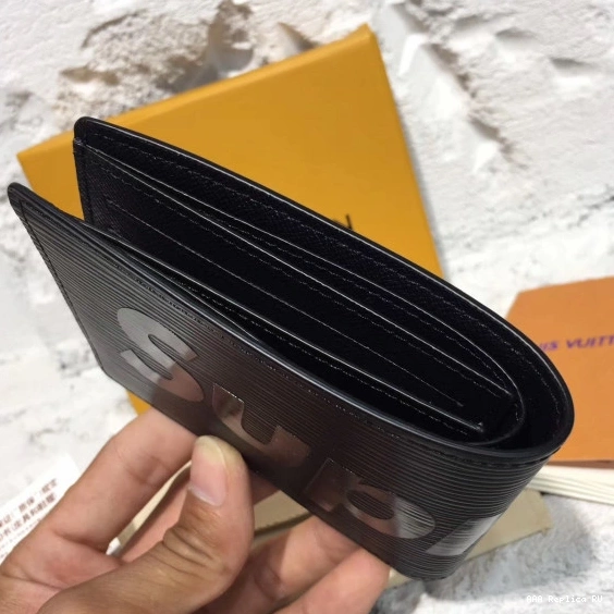 Aaa replica bags Vuitton pocket Louis wallet supreme 0726
